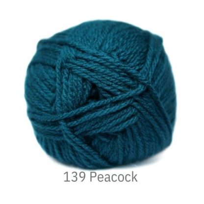 Charity Double Knit - Peacock