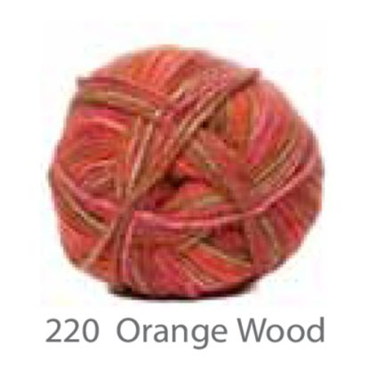 Charity Double Knit - Orange Wood